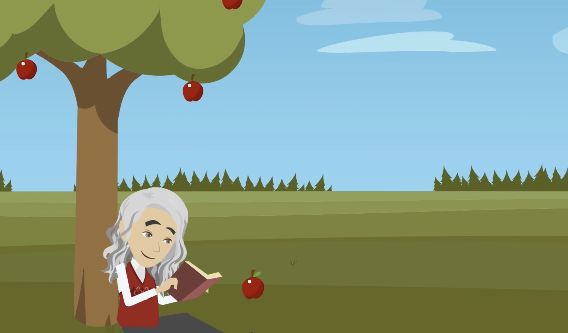 Newton & the Apple Animation - House Khaos