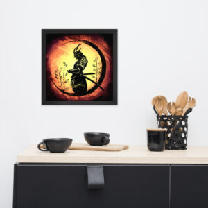 Sunset Samurai Framed Poster